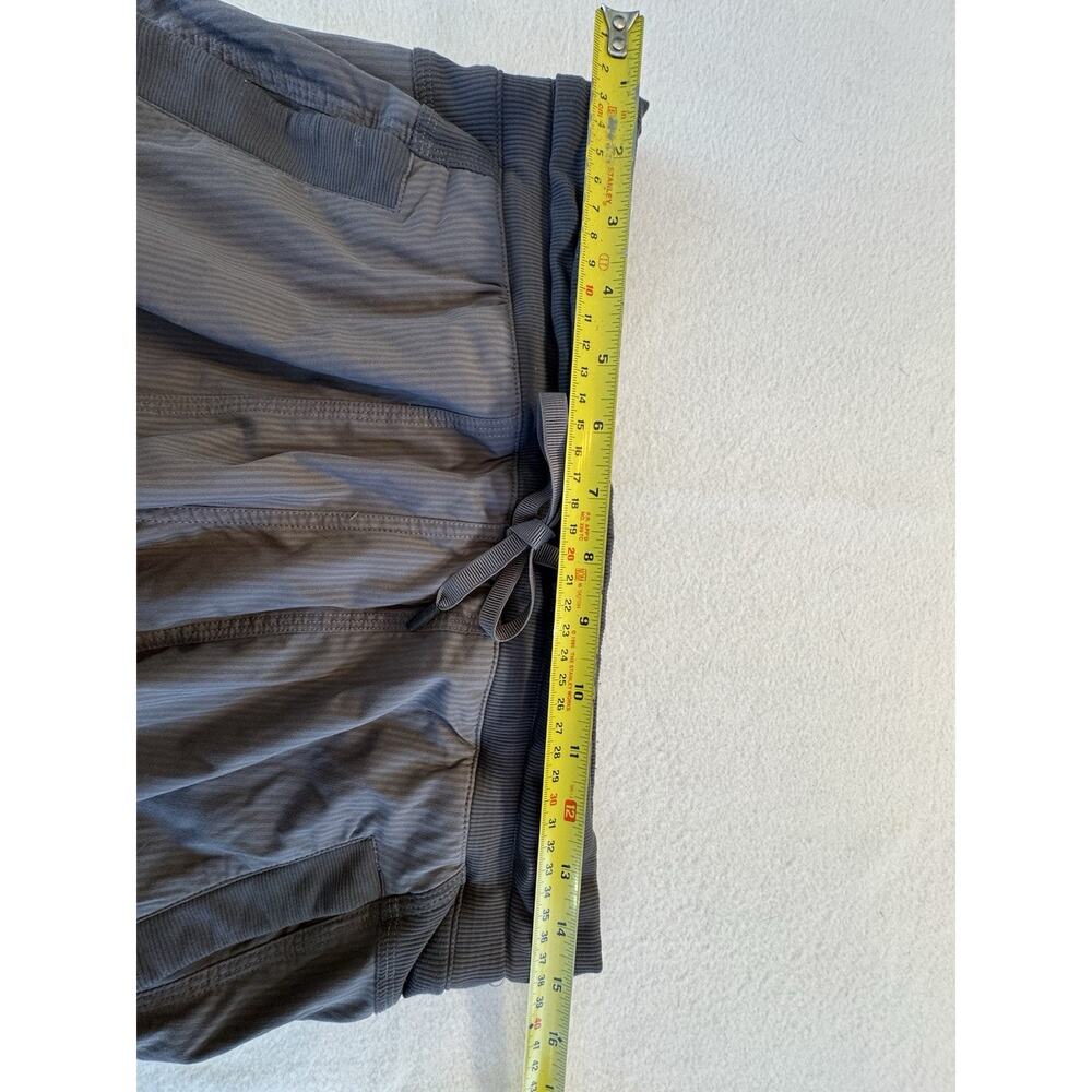 Lululemon Gray Lined Ripstop Drawstring Pants Sz 8 - image 6